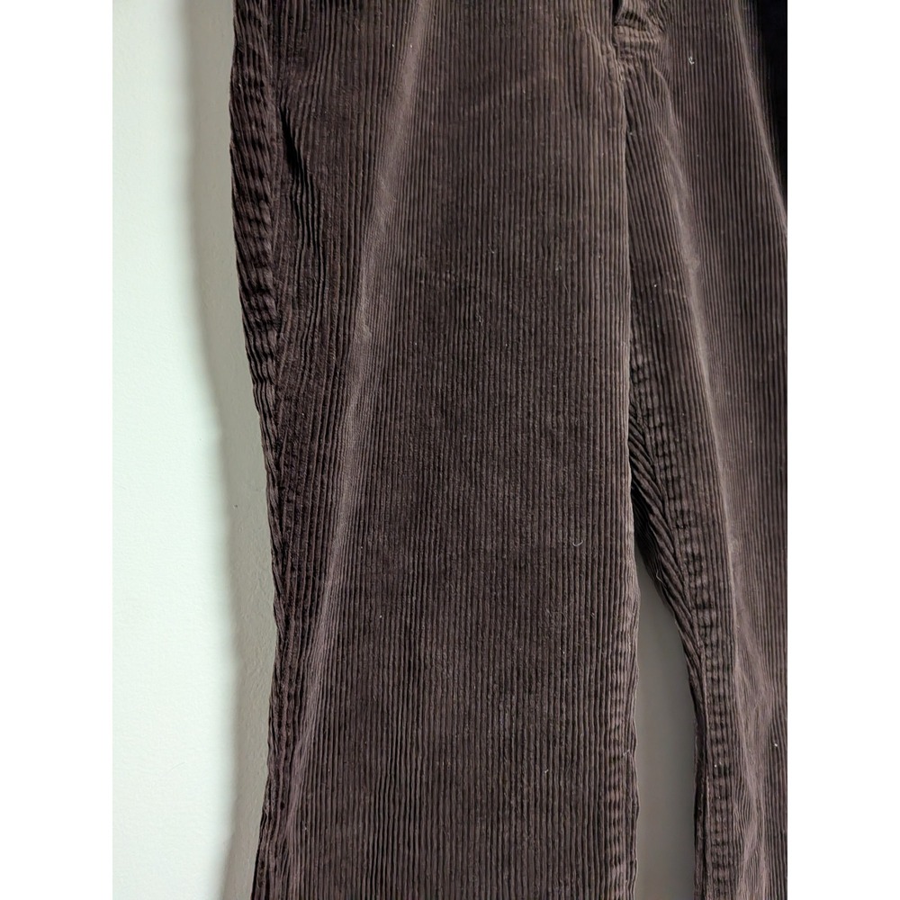 Lauren Ralph Lauren Brown Corduroy Pants Classic Bootcut Womens 12 LRL Jeans Co - Picture 4 of 13
